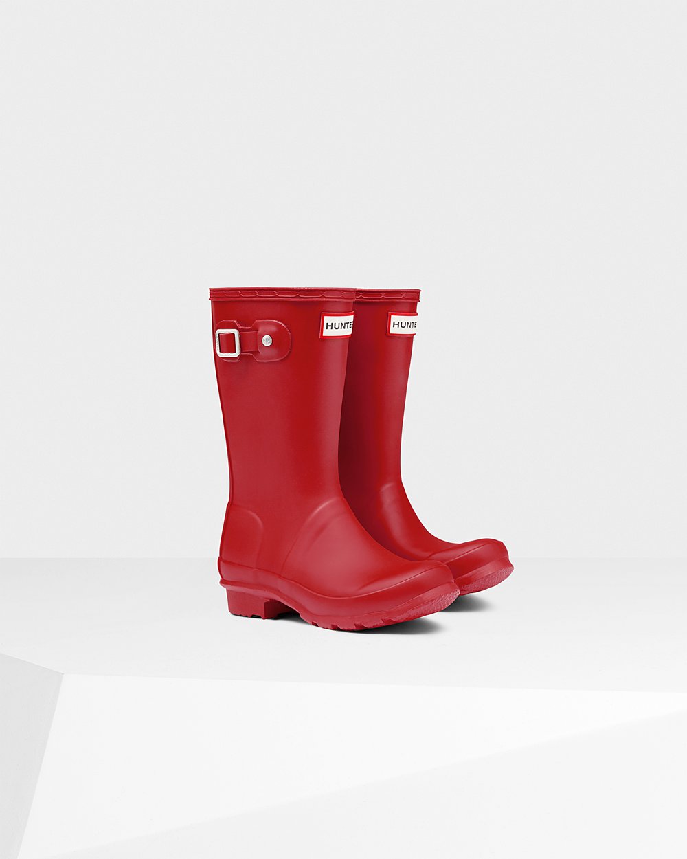 Hunter Original Big Rain Boots - Online Sale Kids Red - ZSUMXK320